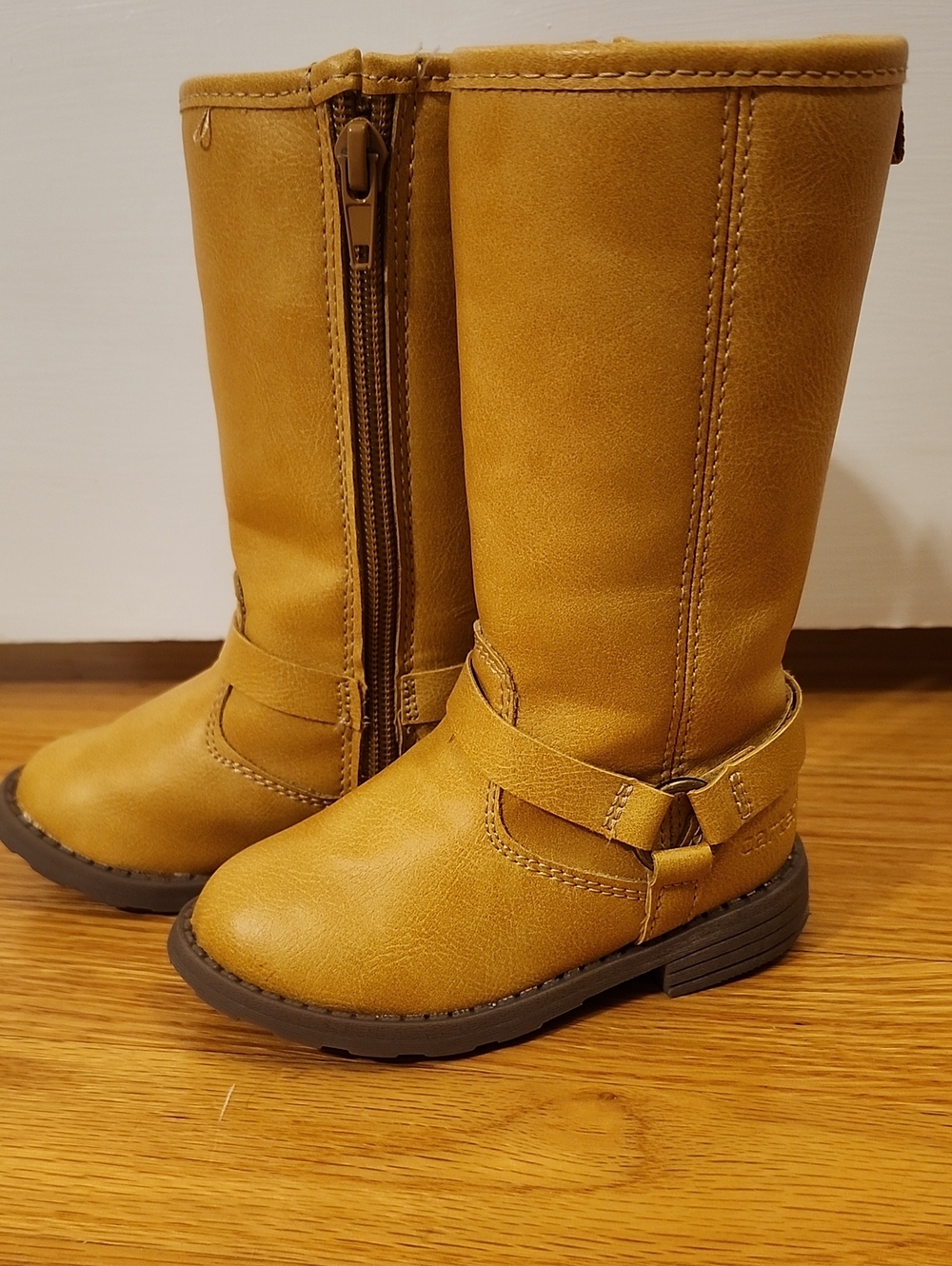 Carter's Girls Tan Riding Boots (Size 6)